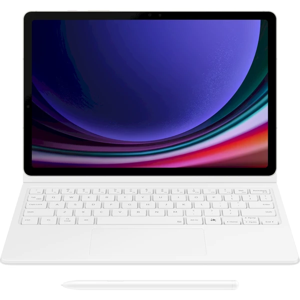 Samsung Book Cover Keyboard púzdro s klávesnicou Galaxy Tab S9/S9 FE/S10 FE biele - Puzdra s klávesnicou - Obrázok 67N9000N01