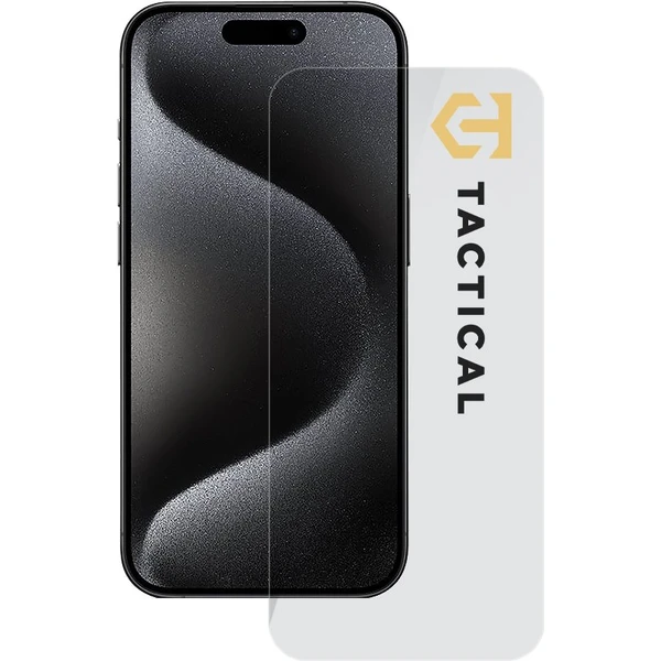 Tactical Glass Shield 2.5D sklo pre Apple iPhone 15 Pro číre - Ochranné fólie a sklo - Hlavný obrázok