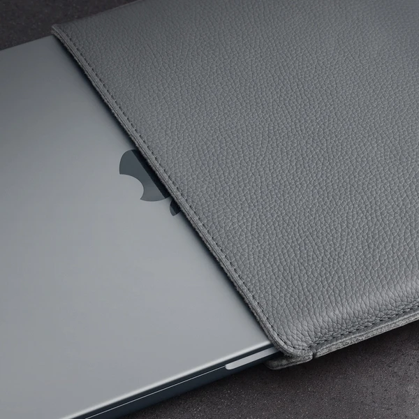 Woolnut kožené Sleeve puzdro pre 16" MacBook Pro šedé - Puzdra - Obrázok 67SR100501