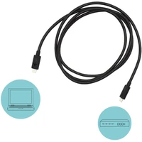 i-tec Thunderbolt 3 Trieda Kábel USB-C/USB-C napájací kábel 8K 100W 1,5m čierny - Káble a redukcie