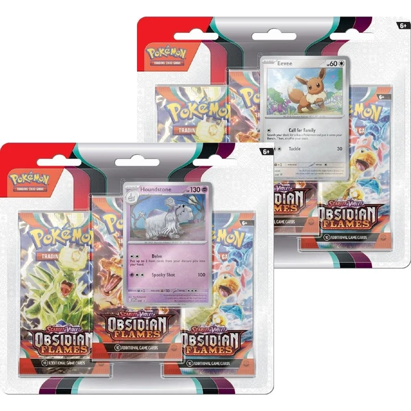 Pokémon TCG: SV03 Obsidian Flames - 3 Blister Booster - Pokémon karty - Hlavný obrázok