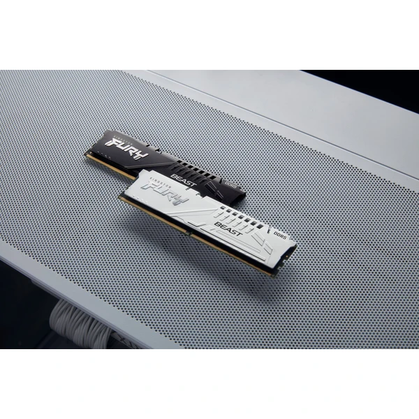 Kingston FURY Beast White DDR5 64GB 5200MT/S CL40 DIMM (2x32GB) XMP - Operačné pamäte - Obrázok 67XN100501