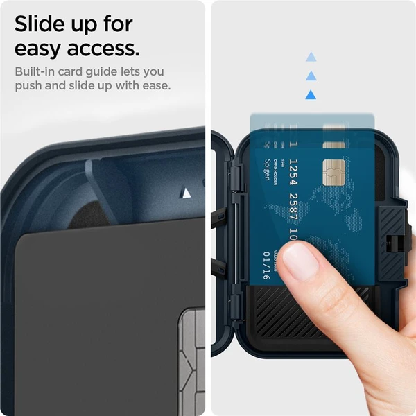 Spigen Lock Fit MagSafe Wallet peňaženka tmavo modrá - Peňaženky - Obrázok 67cee7796f06418c8c999a887f334a8c