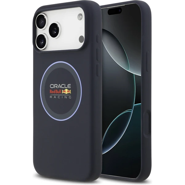 Oracle Red Bull Racing Silicone Blue Ring MagSafe kryt iPhone 17 Pro Max modrý - Puzdra - Hlavný obrázok
