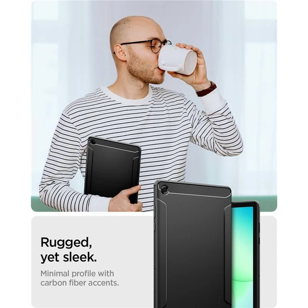 Spigen Rugged Armor puzdro Samsung Galaxy Tab A11+ (2025) matne čierne - Puzdra - Obrázok 67eeaec062814c7885eae2adb6657d0e