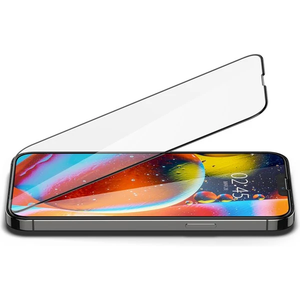 Spigen tR Slim HD ochranné sklo iPhone 17e/16e/14/13 Pro/13 čierne - Ochranné fólie a sklo - Obrázok 67f8f8c9cf404926bceb4ac6029f8cdf