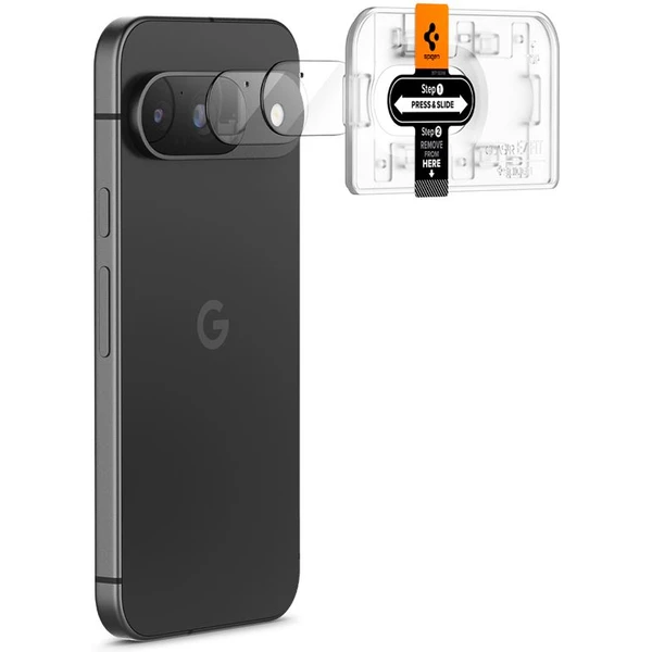 Spigen Glass tR EZ Fit Optik 2 Pack tvrdené sklo na fotoaparát Google Pixel 9 číre - Ochranné fólie a sklo - Obrázok 6812e1181fd04267a040eeb2fa3d5723