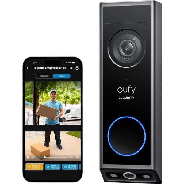 Anker eufy E340 videotelefón s duálnou kamerou, 2K čierny - Inteligentné zvončeky - Obrázok 6818c431cf2c4993ac69b56d5445a9f0