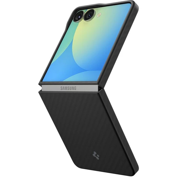 Spigen Air Skin aramidový kryt Samsung Galaxy Z Flip7 čierny - Puzdra - Hlavný obrázok