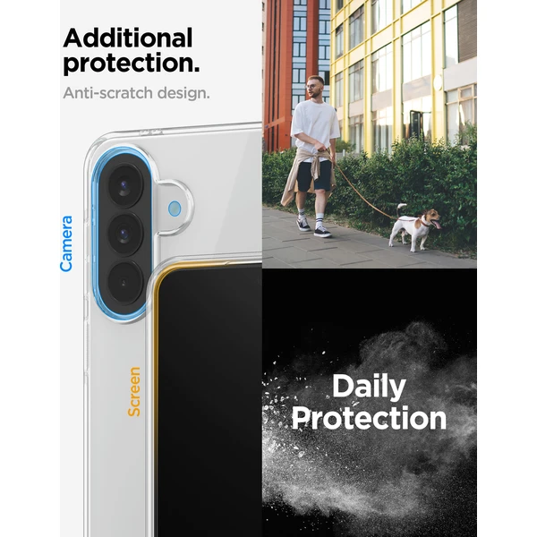 Spigen Liquid Crystal kryt Samsung Galaxy A57 5G krištáľovo priehľadný - Puzdra - Obrázok 6821fcf88c674d30af3e5056317afbfa