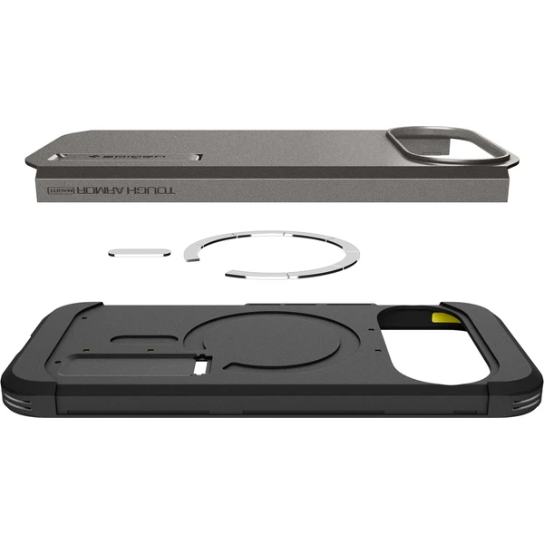 Spigen Tough Armor MagSafe, gunmetal - Google Pixel 11 Pro XL - Puzdra - Obrázok 6837db5c1bc342dda6b0d8901a6f7b75