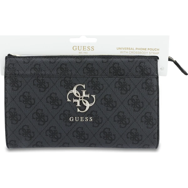 Guess PU 4G Metal Logo kabelka na telefón čierna - Crossbody - Obrázok 6865e13c10634be78a9999863f1357b2