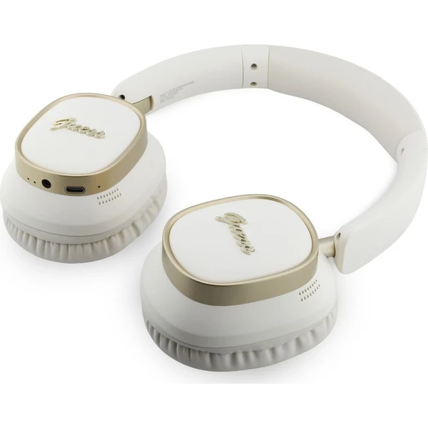 Guess Rectangle Metal Script Logo ENC Bezdrôtové Slúchadlá White - Slúchadlá - Obrázok 687591c8750e4fb4bd13c434603c3ce0