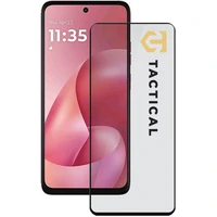 Taktický sklenený štít 5D sklo pre Motorola Moto G57 Power čierne - Ochranné fólie a sklo