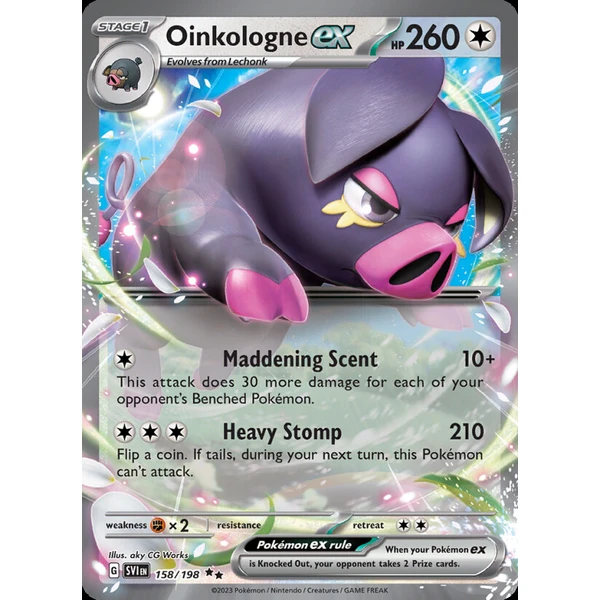 Oinkologne ex (SVI 158) - Scarlet & Violet [Holo] - Kusové karty - Hlavný obrázok