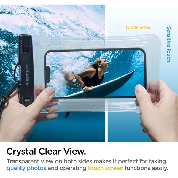 Spigen Aqua Shield Floating vodeodolné púzdro A610 1 Pack číre - Puzdra - Obrázok 68A4000601
