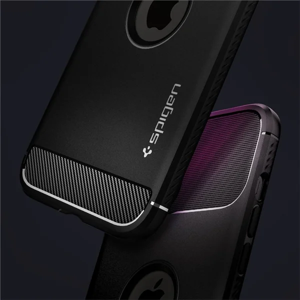 Spigen Rugged Armor kryt iPhone 12 / 12 Pro čierny - Puzdra - Obrázok 68B3200401