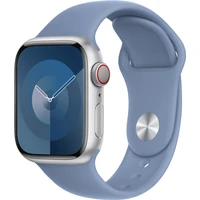 Apple Watch 41/40/38mm ľadovo modrý športový remienok M/L - Remienky