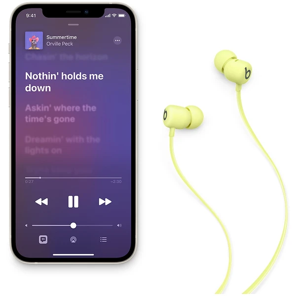Beats Flex bezdrôtové slúchadlá citrónovo žltá - Slúchadlá - Obrázok 68EV500301