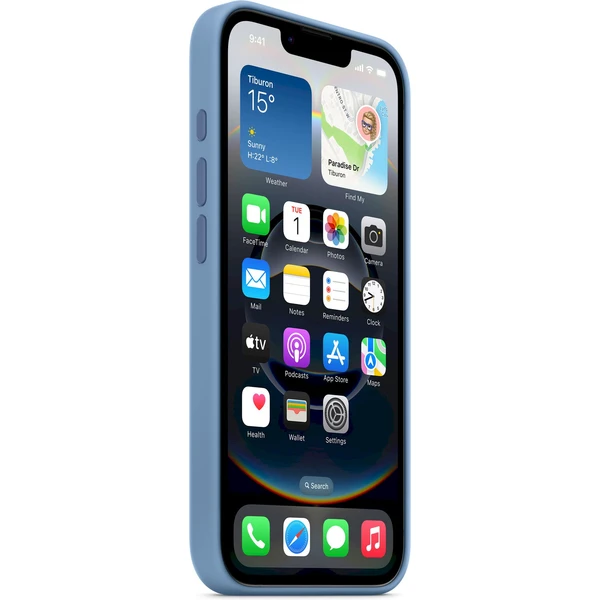 Apple silikónový kryt na iPhone 16e ľadovo modrá - Puzdra - Obrázok 68FC000P01