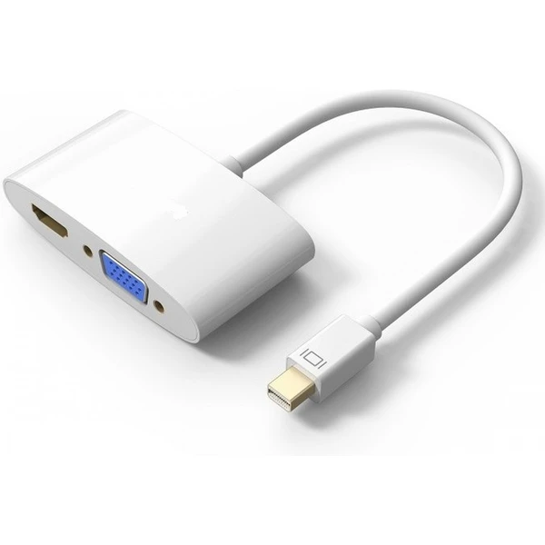 PremiumCord Mini DisplayPort -> HDMI/VGA redukcia 0,15 m biela - Káble a redukcie - Hlavný obrázok