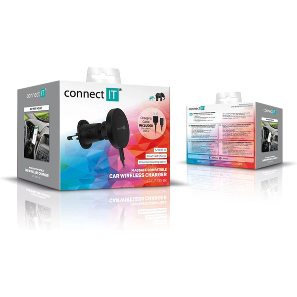 CONNECT IT InCarz Magsafe nabíjačka čierna - Nabíjačky - Obrázok 68N0000P01