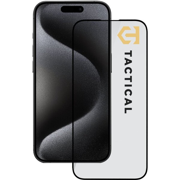 E-shop Tactical Glass Shield 5D sklo pre Apple iPhone 15 Pro čierne