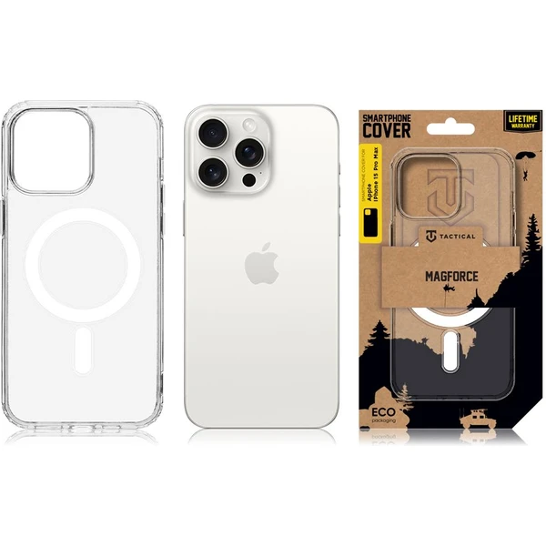 Tactical MagForce kryt Apple iPhone 15 Pre Max číry - Puzdra - Obrázok 68T5000701