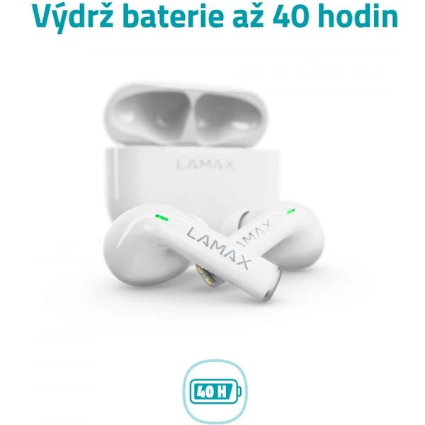 LAMAX Clips1 bezdrôtové slúchadlá biela - Slúchadlá - Obrázok 68UK100501