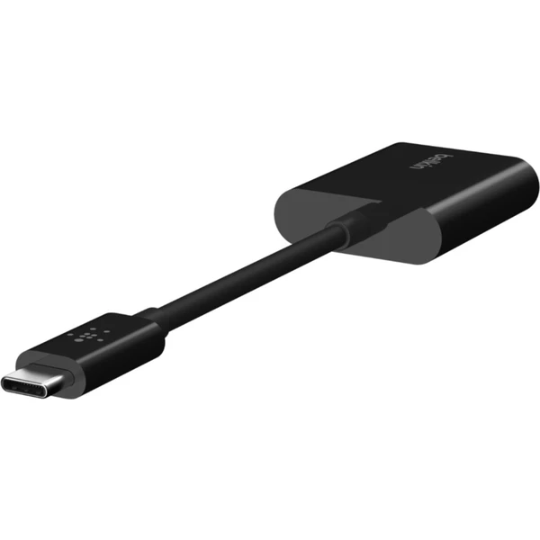 Belkin CONNECT USB-C audio/napájací adaptér čierny - USB huby - Obrázok 68VN300301