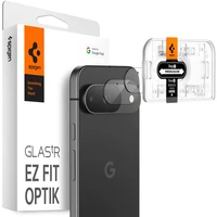 Spigen Glass tR EZ Fit Optik 2 Pack tvrdené sklo na fotoaparát Google Pixel 9 číre - Ochranné fólie a sklo