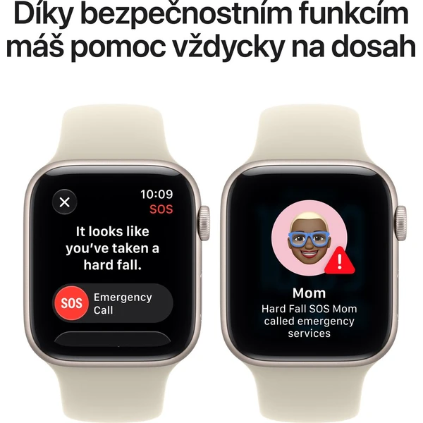 Apple Watch SE 3 (2026) 44mm Temně inkoustový hliník s námořnicky modrým sportovním řemínkem S/M - Inteligentné hodinky - Obrázok 68c06decc6b840019115ceb337b4f5a4