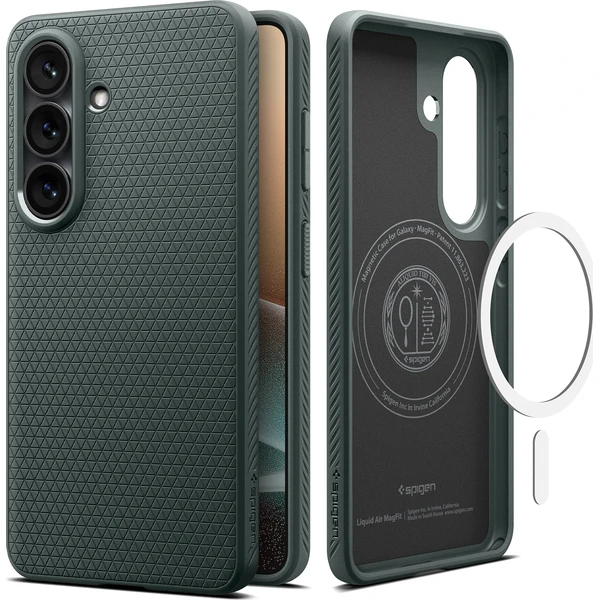 Spigen Liquid Air MagSafe kryt Samsung Galaxy S26+ zelený - Puzdra - Hlavný obrázok