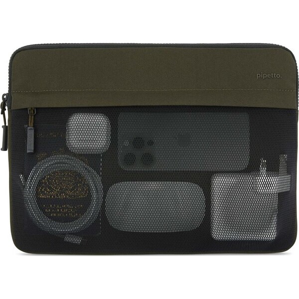 E-shop Pipetto Expand Sleeve púzdro MacBook Pro 14"/MacBook Air 13.6" tmavozelené