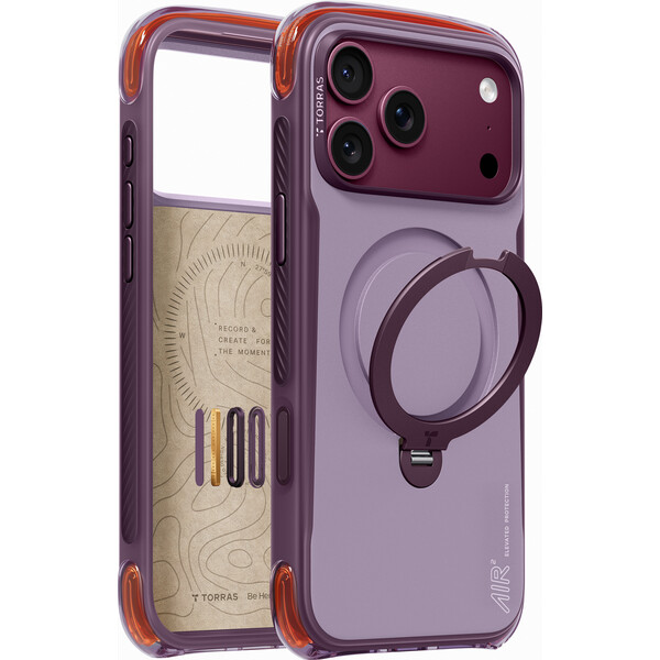 Torras Ostand Q3 Air Pro, fialová summit purple - iPhone 2026 Pro Max - Puzdra - Obrázok 68f4dd583bfb4b45a6ae24f7036a7bb7