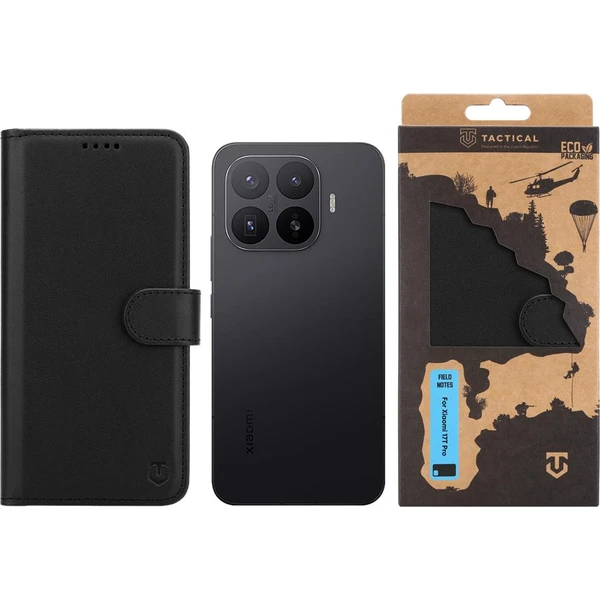 Tactical Field Notes pre Xiaomi 17T Pro Black - Puzdra - Obrázok 6909adffb80b4b34b42b944d53bd9c61