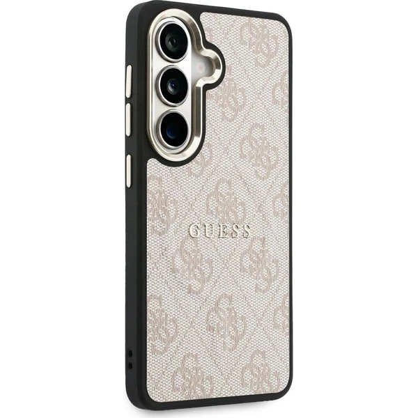 Guess PU Leather 4G zlatý kovový magnetický kryt Samsung Galaxy S26 ružový - Puzdra - Obrázok 693dc0f48f3f47e5bd0c75647cd31ba5