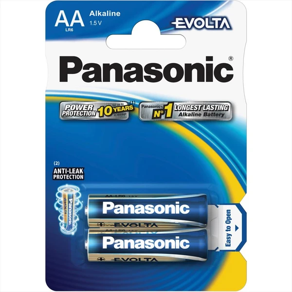 Panasonic EVOLTA Platinum AA alkalická batéria (2ks) - Batérie - Hlavný obrázok