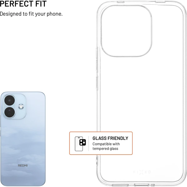 FIXED Story AntiUV TPU kryt Xiaomi Redmi Note 17 Pro 5G čirý - Puzdra - Obrázok 69430a3a74404756be3ee5224e42dc3e