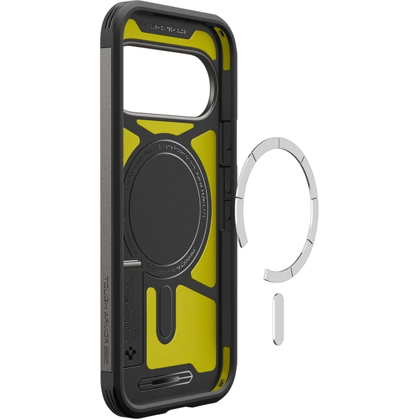 Spigen Tough Armor MagSafe, gunmetal - Google Pixel 11 Pro XL - Puzdra - Obrázok 69638b4a3cd04c9ab6f3d7700ca895bd