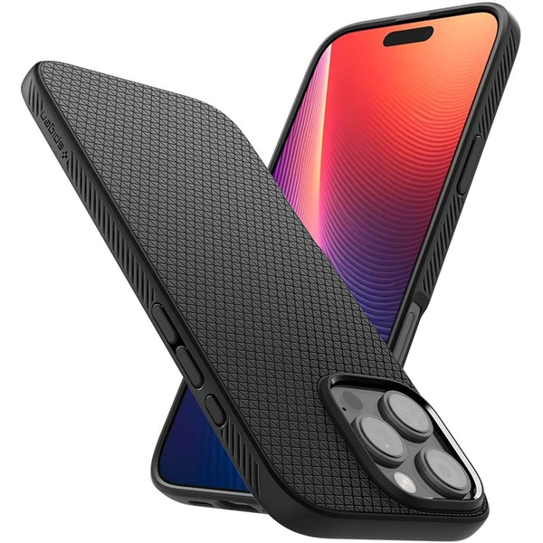 Spigen Liquid Air kryt iPhone 16 Pro Max matte black - Puzdra - Obrázok 6978cc0415e44dd282a28506119b520f