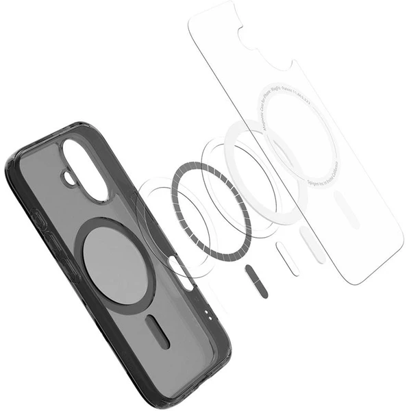 Spigen Ultra Hybrid T MagSafe kryt iPhone 16 čierny - Puzdra - Obrázok 69889172fb6942ef9ac0b791af90b4f6