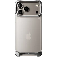 Arc Pulse Aluminium ochranný hliníkový rám iPhone 17 Pro Max strieborný - Puzdra