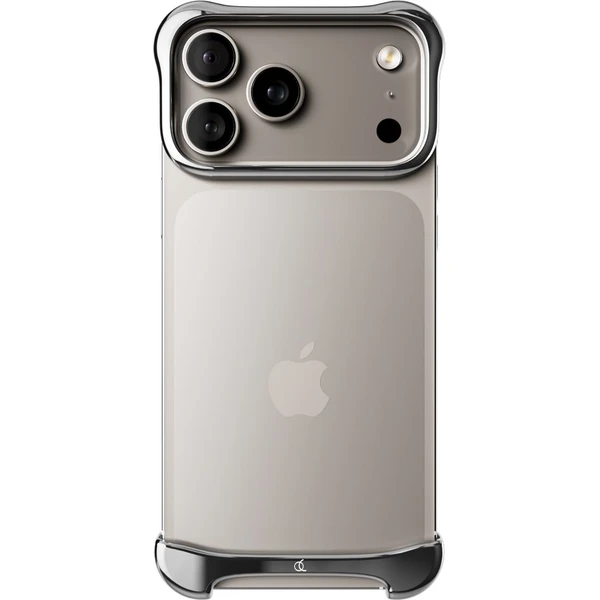 Arc Pulse hliníkový ochranný rám iPhone 17 Pro Max strieborný - Puzdra - Obrázok 69DJ000K01