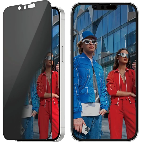 PanzerGlass® Privacy Apple iPhone 17e/16e/14/13/13 Pro s inštalačným rámčekom - Ochranné fólie a sklo - Hlavný obrázok