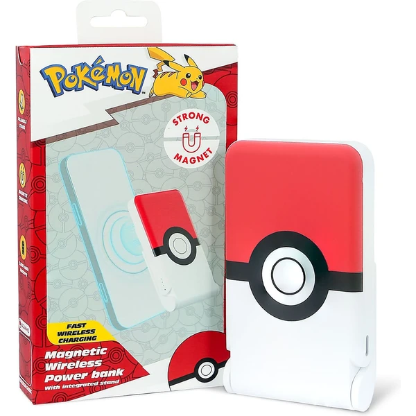 OTL Pokémon Pokéball magnetická bezdrôtová powerbanka - Powerbanky - Hlavný obrázok