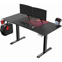 Ultradesk LEVEL V2 herný stôl s nastaviteľnou výškou červený - Stoly