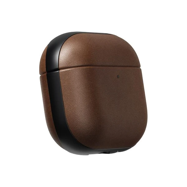 Nomad Modern Leather púzdro Apple Airpods 4 tmavo hnedé - Puzdra - Obrázok 69a9cd15301a4d128c46d4dd69dd818a