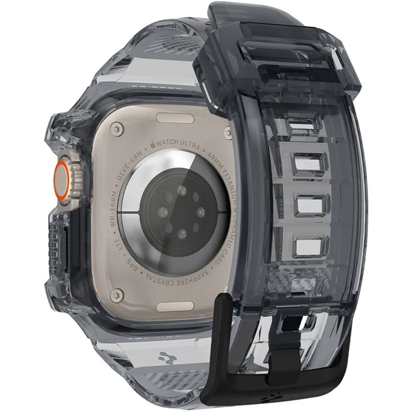 Spigen Rugged Armor Pro remienok s puzdrom Apple Watch Ultra 3/2/1 (49mm) dymový - Puzdra - Obrázok 69aa3424f2554f21aab1fbbc84a08ca2