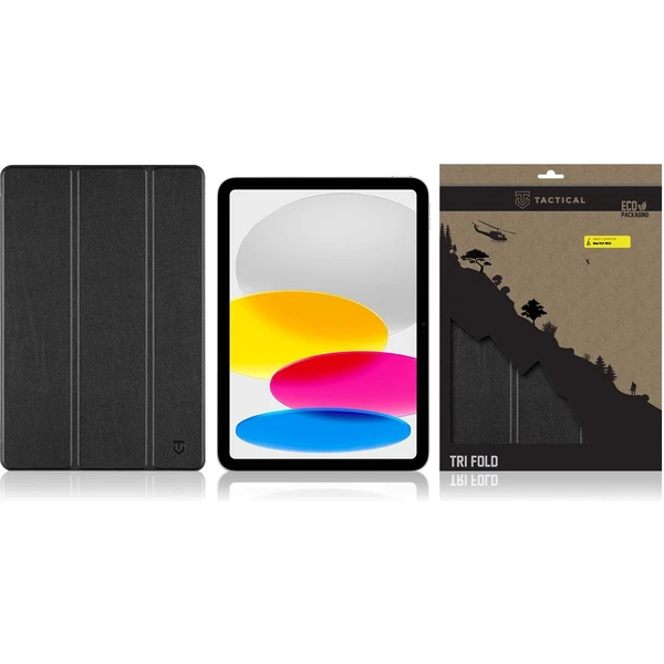 Tactical Book Tri Fold púzdro iPad 10.9" (2022)/iPad 11" (2025) čierne - Puzdra - Obrázok 69b2f5ffa6e1438e903312f942d9eaa7